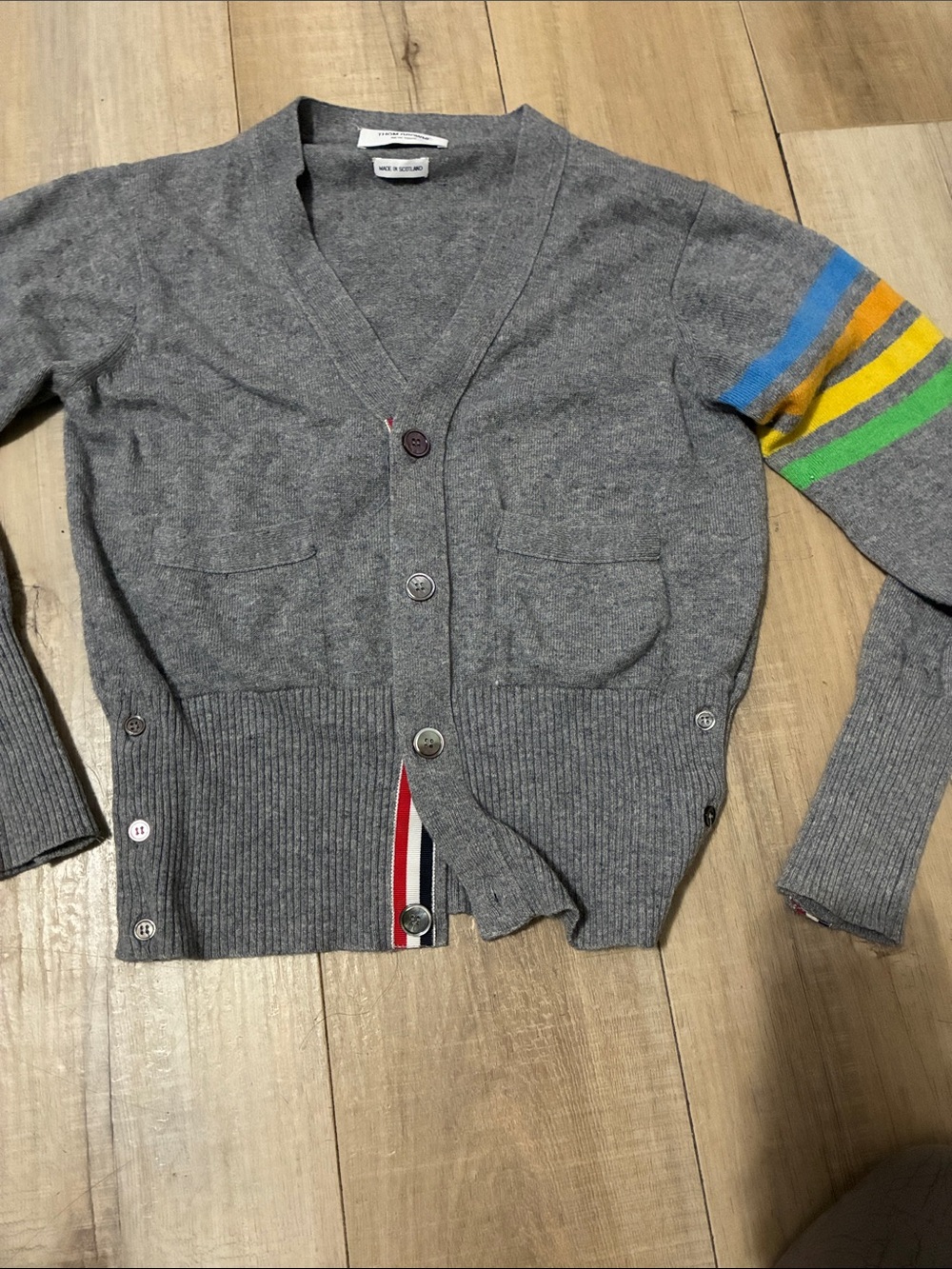 Vintage Thom Browne Cardigan sweater Cashmere unisex - Picture 2 of 6